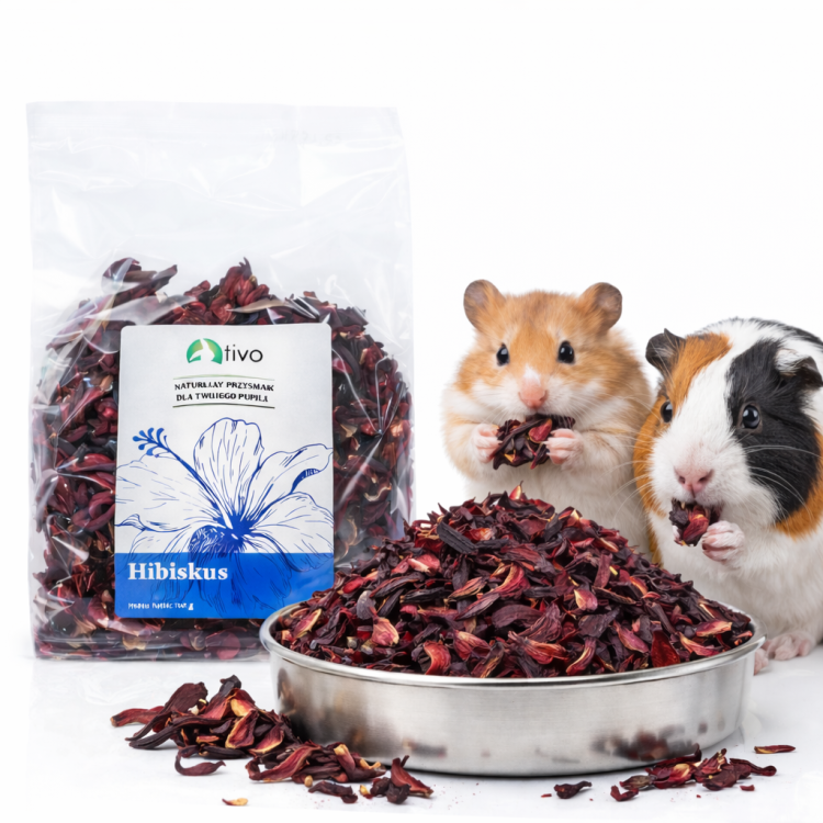 Pétales d’hibiscus pour rongeurs – complément végétal naturel | 100 g de ParrotPlanet.fr