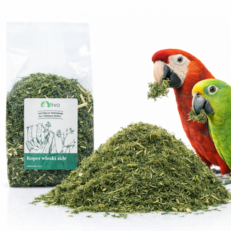 TIVO Koper włoski dla papug – naturalny dodatek ziołowy | 150 g od ParrotPlanet.pl