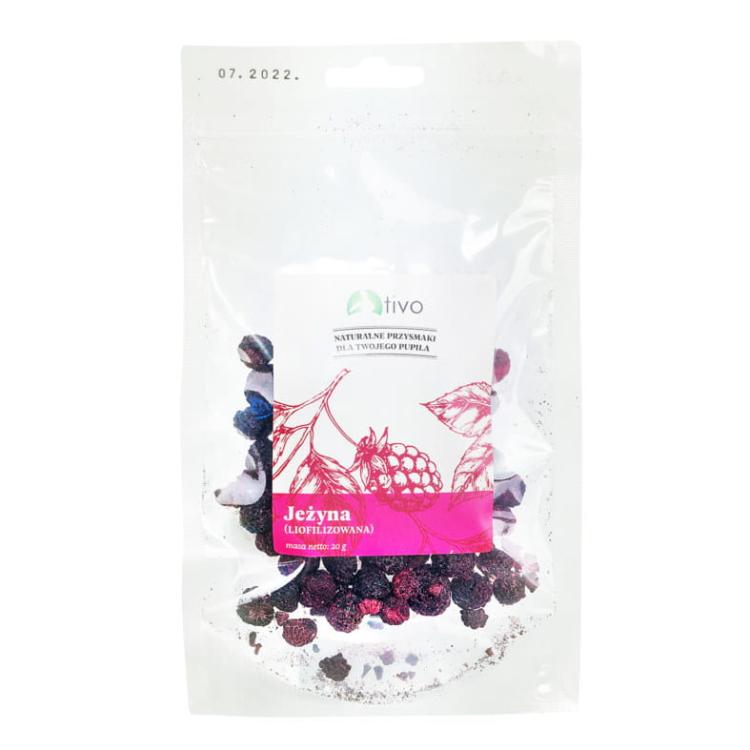 Mûre lyophilisée croustillante pour rongeurs – friandise naturelle aux fruits | 20 g de ParrotPlanet.fr