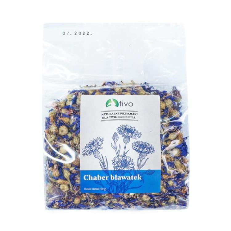 Pétales de bleuet (centaurée) pour rongeurs – complément floral naturel | 60 g de ParrotPlanet.fr