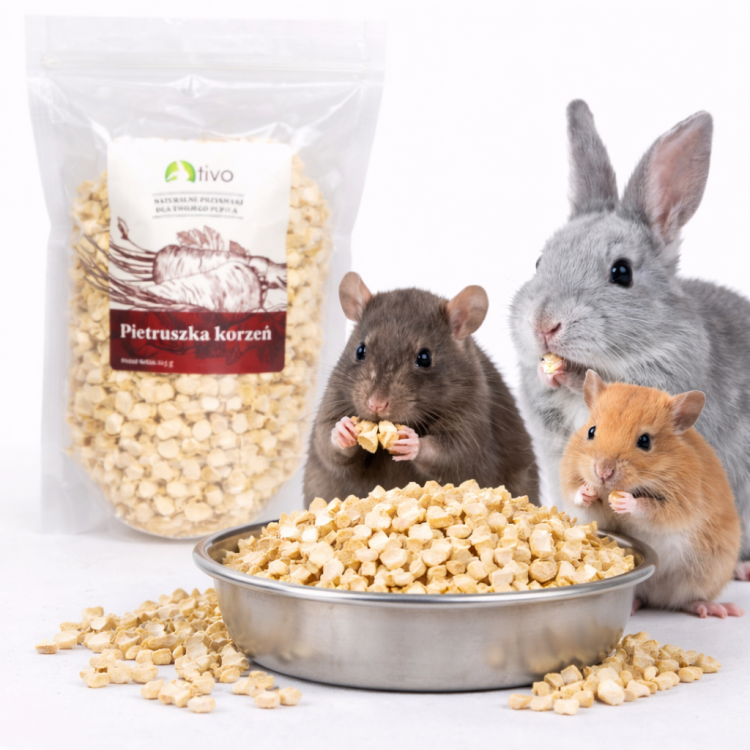 Persil croustillant pour rongeurs – complément végétal naturel | 125 g de ParrotPlanet.fr