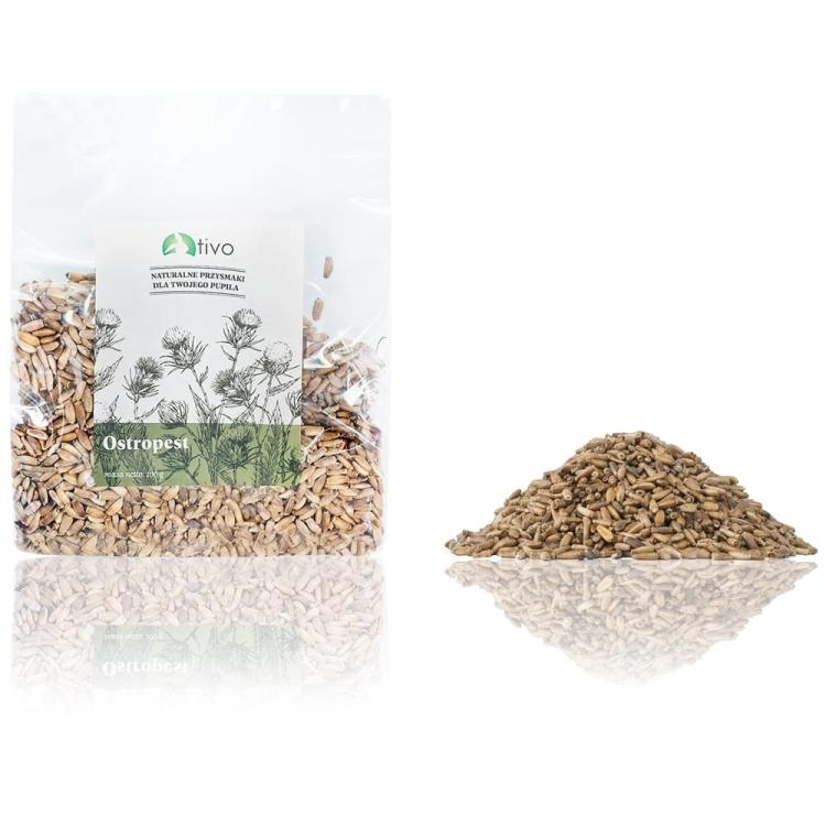 TIVO Chardon-Marie pour rongeurs 100 g – complément végétal naturel de ParrotPlanet.fr
