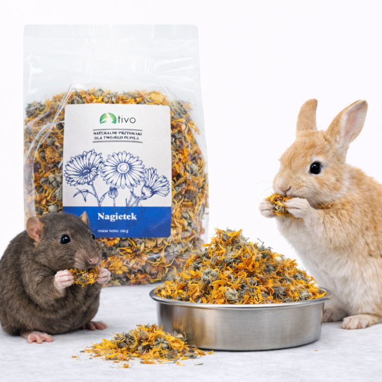 Fleurs de calendula pour rongeurs – complément floral naturel | 100 g de ParrotPlanet.fr