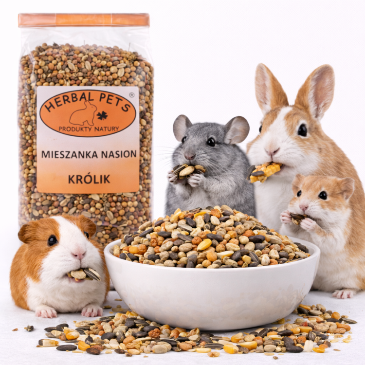 Mélange de graines pour lapin - soutien naturel à la santé 150g de ParrotPlanet.fr