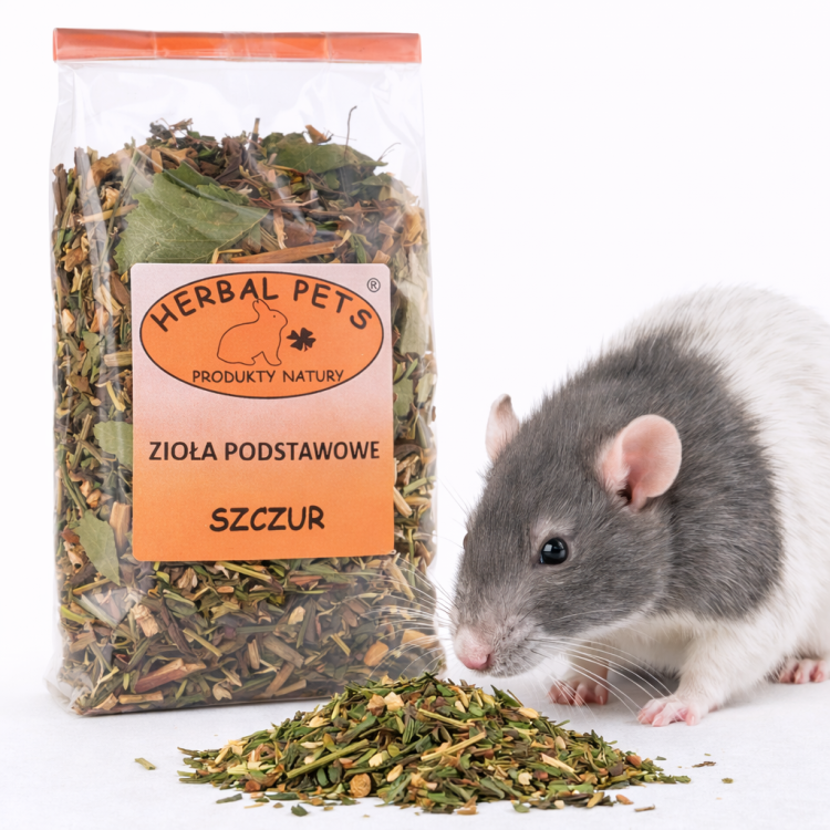 Mélange d'herbes pour rats - soutien naturel à la santé et vitalité 100g de ParrotPlanet.fr