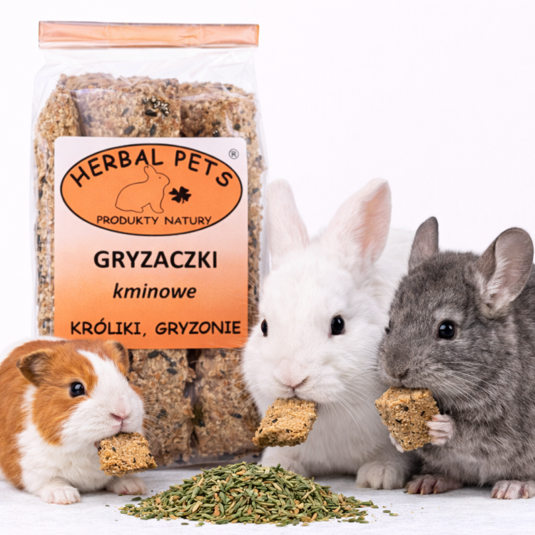 Bâtonnets à mâcher Kmin pour lapins et rongeurs - Santé dentaire naturelle 160g  de ParrotPlanet.fr