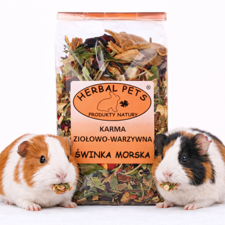 Alimentation Naturelle Ziołowo-Warzywna pour Cobaye - Santé et Bien-être 150g  de  ParrotPlanet.fr