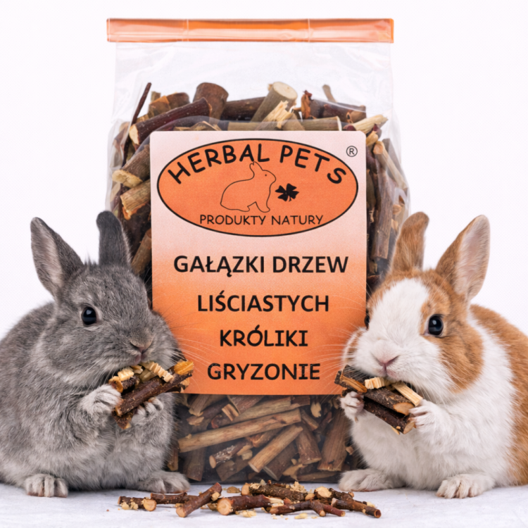 Brindilles de Feuillus – Soin Naturel des Dents et du Système Digestif pour Lapins et Rongeurs | 75 g | ParrotPlanet.fr
