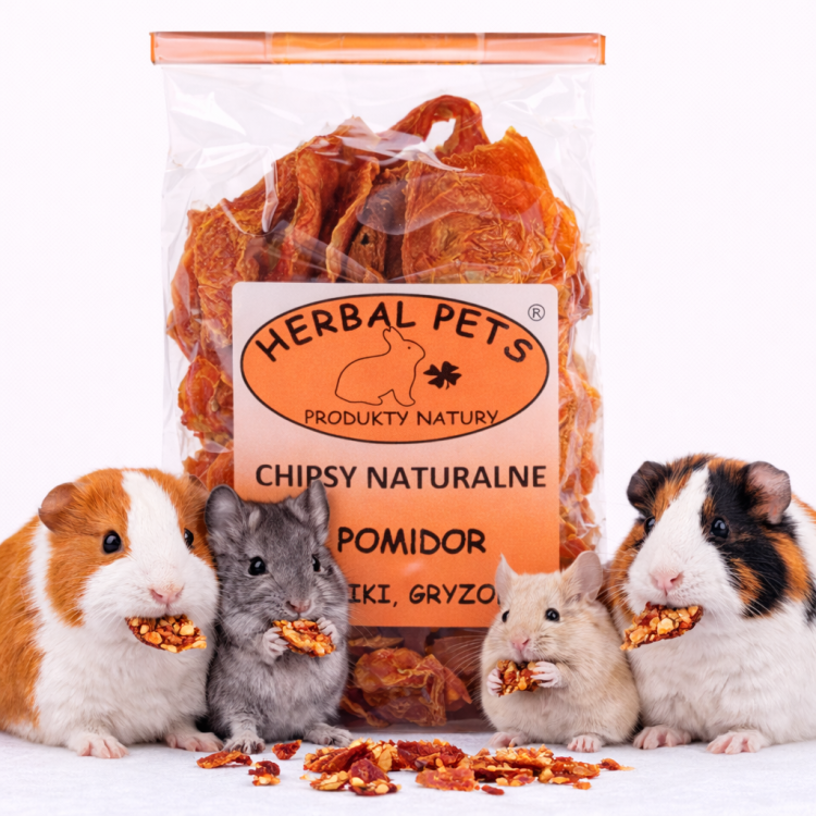 Chips de Tomate Naturels - Collation Nutritive pour Lapins et Rongeurs 40g de ParrotPlanet.fr