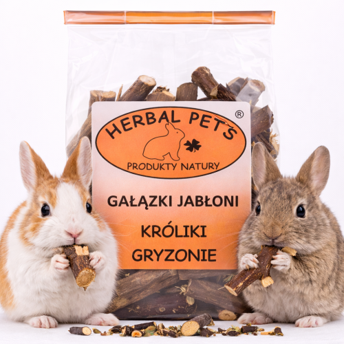 Branches de Pommier pour Lapins et Rongeurs - Collation Naturelle 100g  de  ParrotPlanet.fr