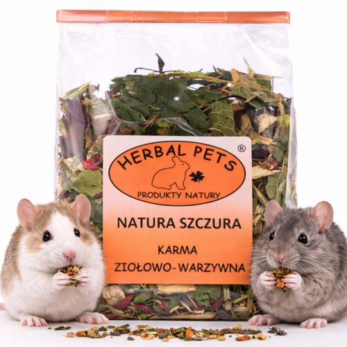 Mélange Naturel de Plantes et Légumes « Vitalité du Rat » – Parrot Planet pour Rats 150g de ParrotPlanet.fr