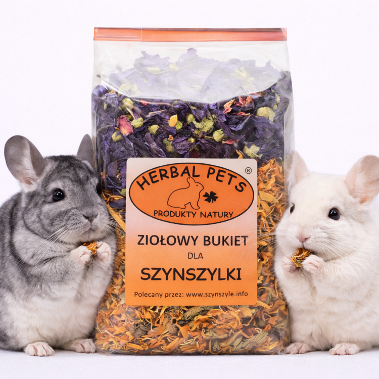 Mélange Herbal pour Chinchilla - Soutien Naturel à la Santé 100g de ParrotPlanet.fr