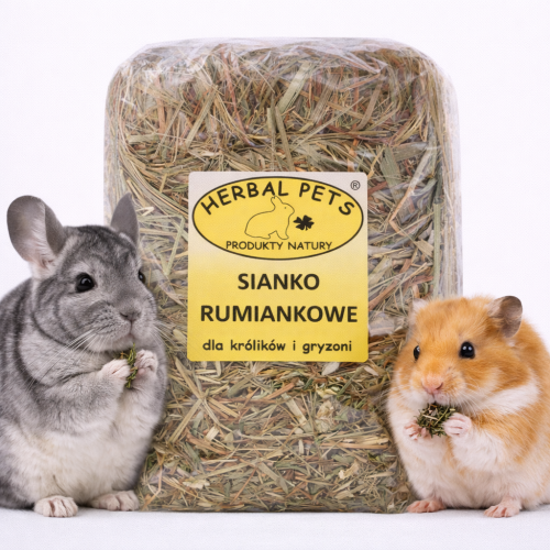 Foin à la Camomille Parrot Planet pour Lapins et Rongeurs – Soutien Digestif Naturel 300 g de ParrotPlanet.fr