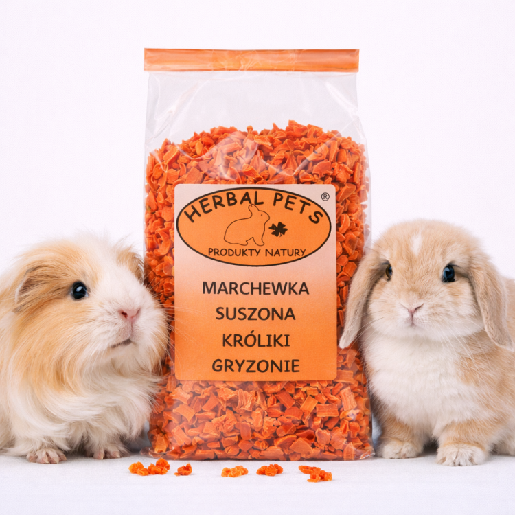 Carottes Séchées - Friandise Naturelle pour Lapins et Rongeurs 125g de ParrotPlanet.fr