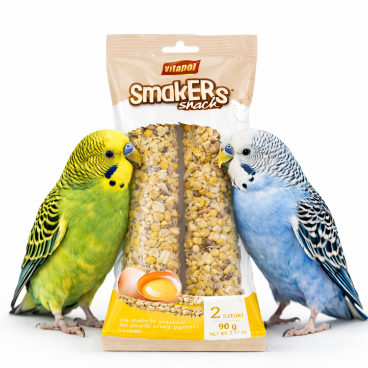 Vitapol - Smakers jajeczny dla małych ptaków w folii 2 szt - 50g od ParrotPlanet.pl