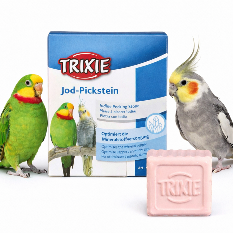 Wapienko z jodem dla wszystkich papug 90g od ParrotPlanet.pl