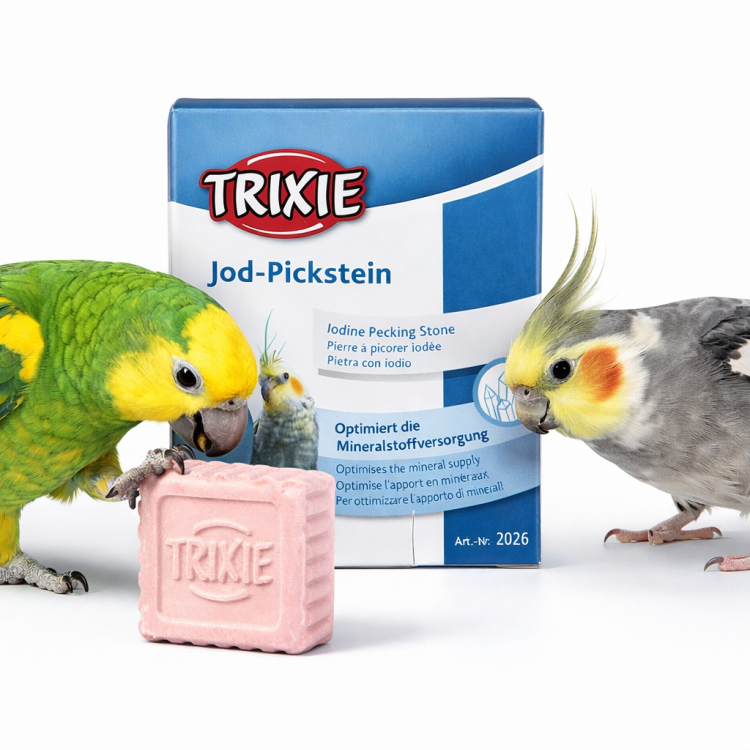 Wapienko z jodem dla wszystkich papug 90g od ParrotPlanet.pl