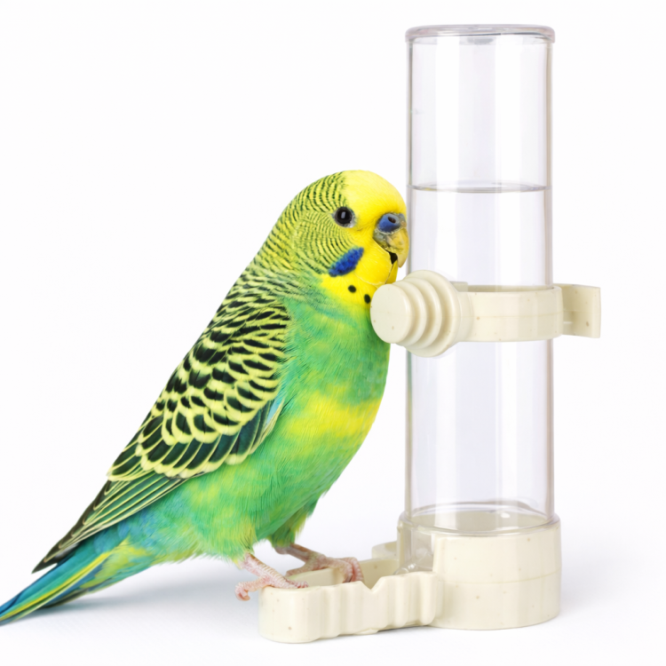 Abreuvoir pour Perroquets et Autres Oiseaux 50 ml | Distributeur d’Eau pour Cage et Volière ParrotPlanet.fr
