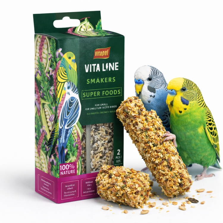 Vitapol - VITALINE Smakers Super Foods - dla małych i średnich papug od ParrotPlanet.pl