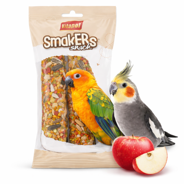Vitapol - Smakers owocowy - Kolba dla średnich papug w folii - 2 szt -90g od ParrotPlanet.pl