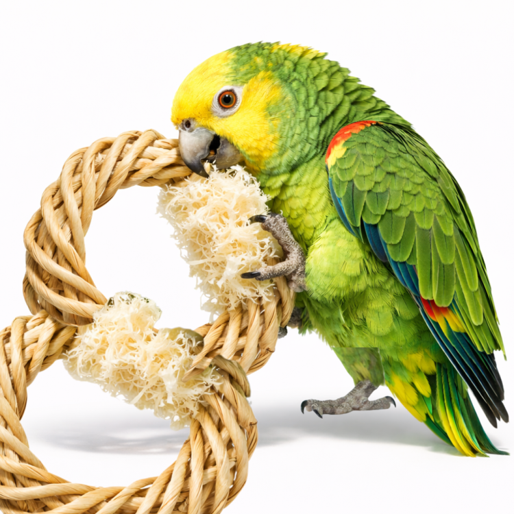 Naturalne krążki - zabawka dla wszystkich papug od ParrotPlanet.pl