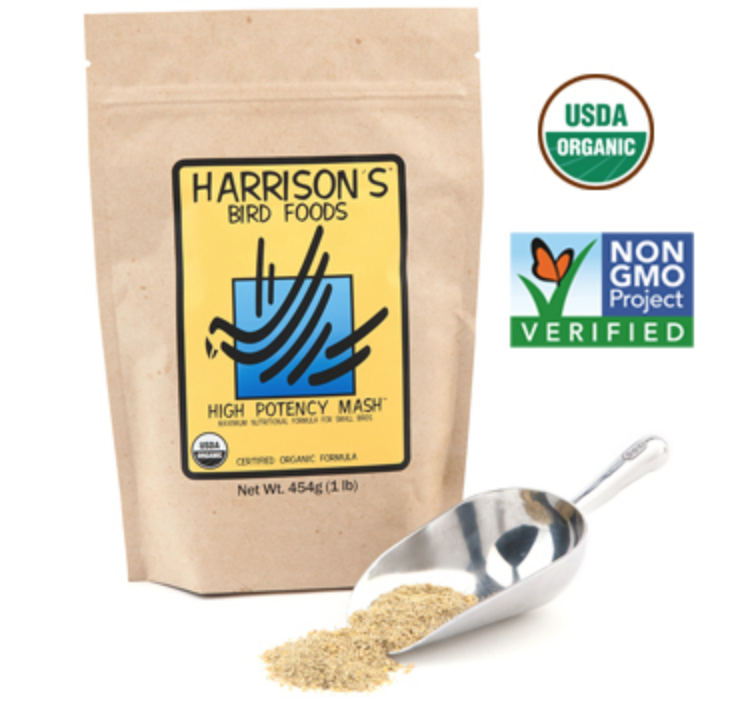 Harrison`s High Potency Mash 450g - maksymalna dawka składników odżywczych dla młodych ptaków od ParrotPlanet.pl