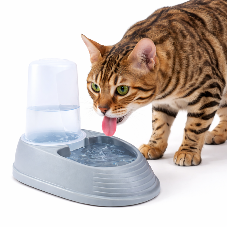 Gamelle 2 en 1 – Nourrissage et hydratation pour chiens et chats 0,5 L de ParrotPlanet.fr