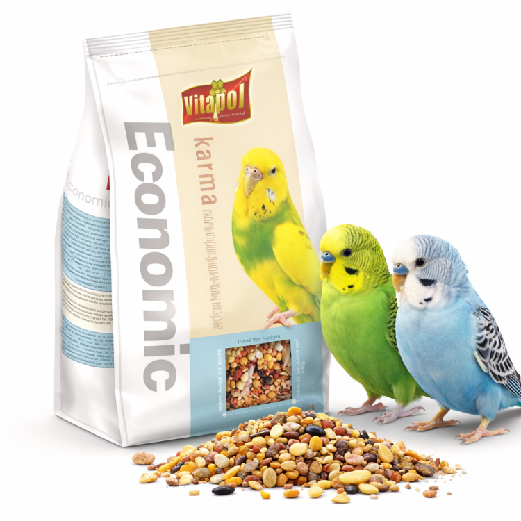 Vitapol Economic - Mieszanka ziaren - Pokarm codzienny dla papużek falistych 1,2 kg od ParrotPlanet.pl