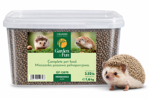 Nourriture pour hérissons sauvages - 3 saisons, 1,6 kg, Parrot Planet.fr