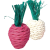 Jolies Fraises 8 cm – Jouet Naturel à Ronger 2 pièces | pour Rongeurs et Lapins de ParrotPlanet.fr