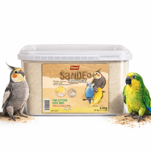 Vitapol Piasek dla ptaków - cytrynowy, wiaderko 5,4kg od ParrotPlanet.pl