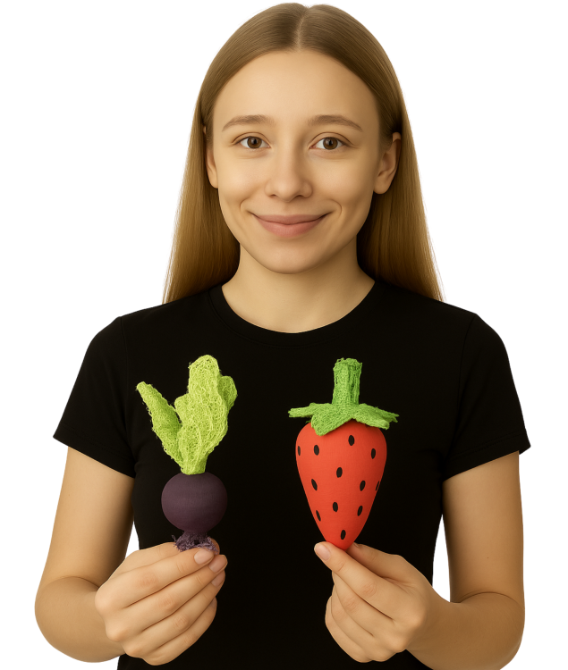 Panier de Légumes 10 cm – Jouets Naturels à Ronger pour Rongeurs | 2 pièces de ParrotPlanet.fr
