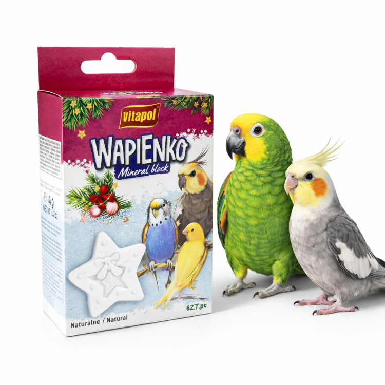 Vitapol Wapienko -  Gwiazdka wapienna naturalna dla papug 40g od ParrotPlanet.pl