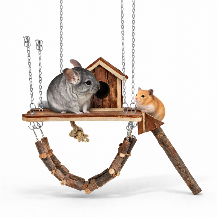 Aire de Jeux Suspendue pour Petits Perroquets de ParrotPlanet.fr