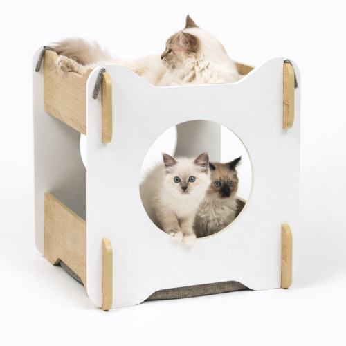 Catit Vesper Cabana | Domek Hagen dla kota | 50x50x53cm | Biały od ParrotPlanet.pl