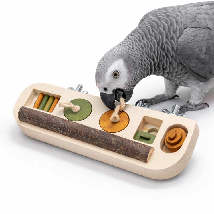 Szukaj i Znajdź! - zabawka logiczna dla średnich i większych papug od ParrotPlanet.pl