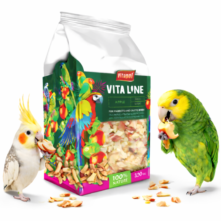 Vitapol VITALINE - Jabłko dla wszystkich papug 100g  od ParrotPlanet.pl