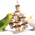 Jouet en Bois Naturel pour Perroquets - Système d'escalade et de jeu de ParrotPlanet.fr