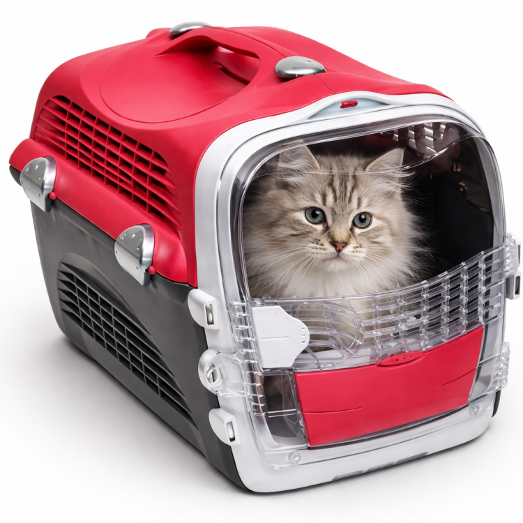 Catit Design Cabrio | Transporter Hagen dla kota | 33 x 51 x 35cm | Czerwony od ParrotPlanet.pl