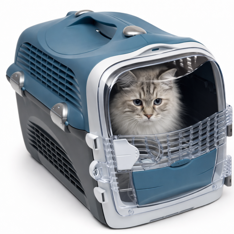 Catit Design Cabrio | Transporter Hagen dla kota | 33 x 51 x 35cm | Niebieski od ParrotPlanet.pl