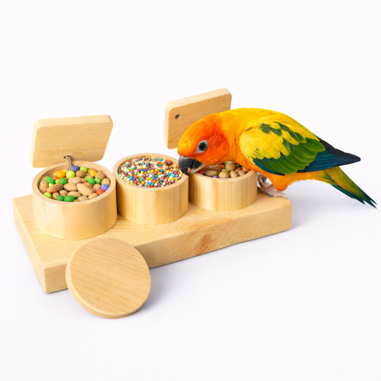 Znajdź mnie! - zabawka dla wszystkich papug od ParrotPlanet.pl