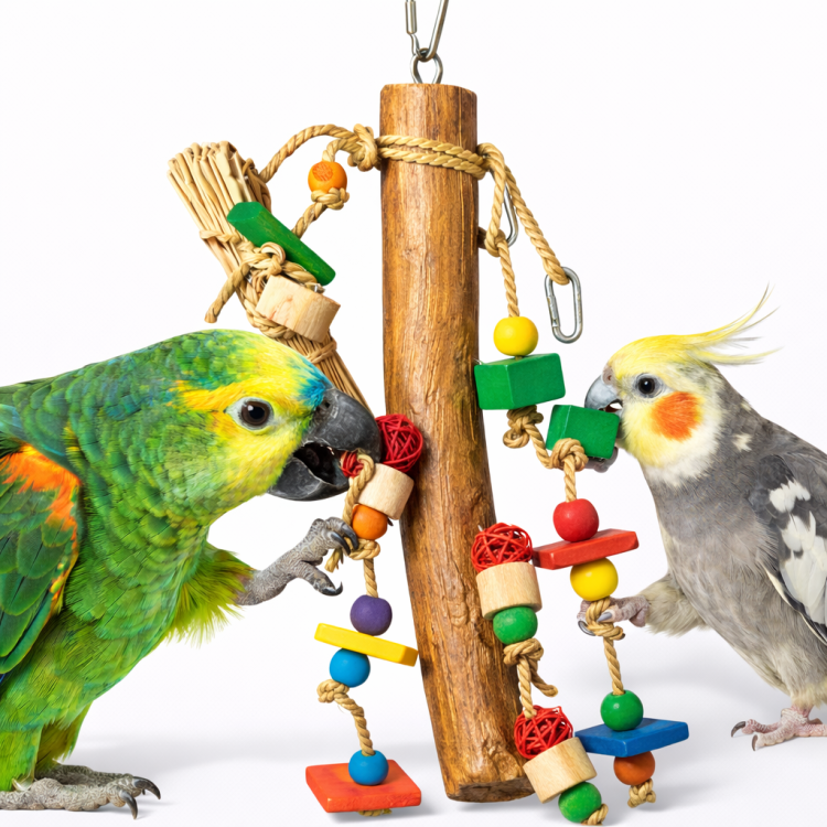 Kij Radości 65 cm - zabawka dla wszystkich papug od ParrotPlanet.pl