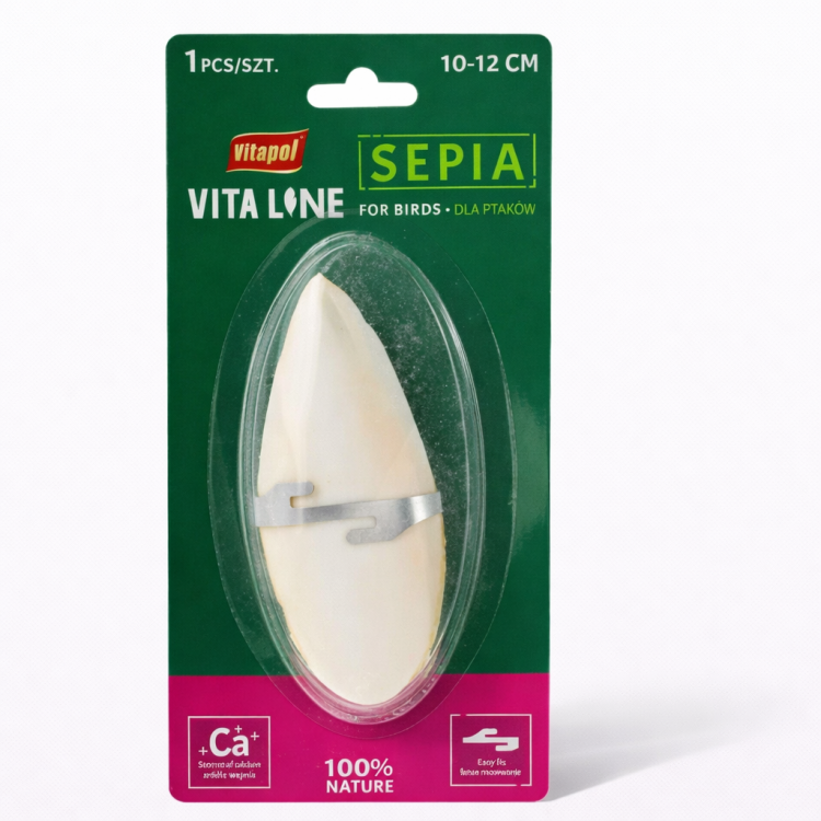 Vitapol Vitaline Sepia z uchwytem - 10-12 cm od ParrotPlanet.pl