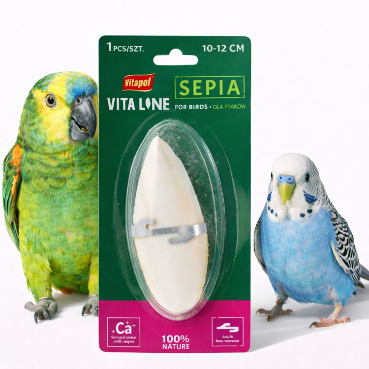 Vitapol Vitaline Sepia z uchwytem - 10-12 cm od ParrotPlanet.pl