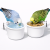 Komplet 2 miseczek plastikowych dla papug 80 ml i 85ml od ParrotPlanet.pl