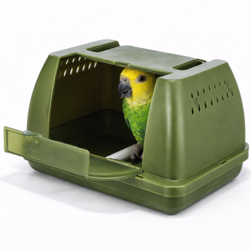 Transporterka zielona - dla małych papug od ParrotPlanet.pl