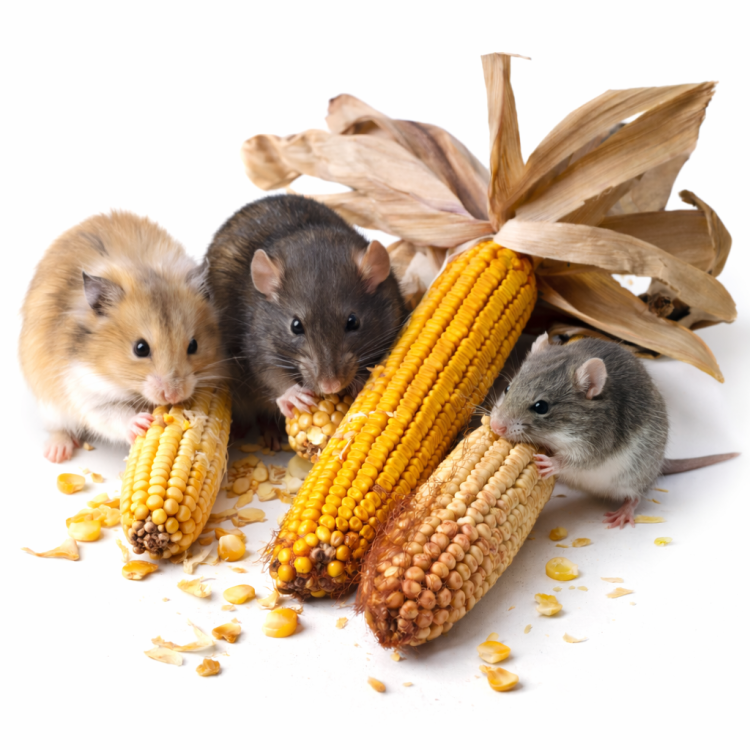 Maïs sur bâton – maïs séché croustillant pour rongeurs (250 g) de ParrotPlanet.fr