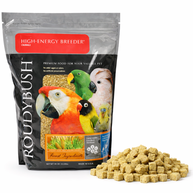 RoudyBush High Energy Breeder Medium 1,25kg - granulat dla papug o podwyższonej zawartości tłuszczu od ParrotPlanet.pl