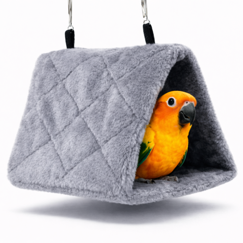 Namiot M | Bezpieczna Przystań | Jaskinia dla Średnich Papug | 24x18 cm  od ParrotPlanet.pl