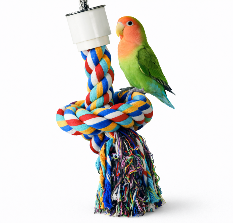 Jouet d'exploration Zig Zag S 17 cm pour petites perruches - Parrot Planet.fr